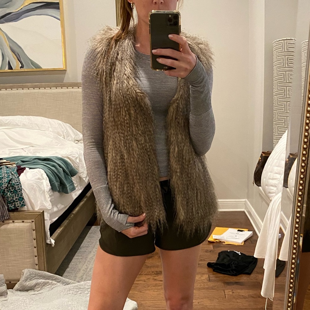 Sabine Faux Fur Vest